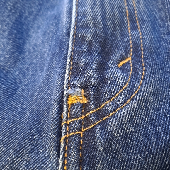 SOLDLevi's 505 Blue Jeans Men Size 32/30 Regular Fit Zipper/Button - Picture 10 of 10